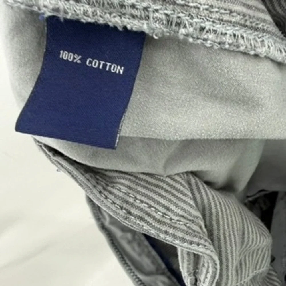 Johnnie O Chino Shorts Mens 38 Grey West Coast Prep Coastal Summer Beach Classic